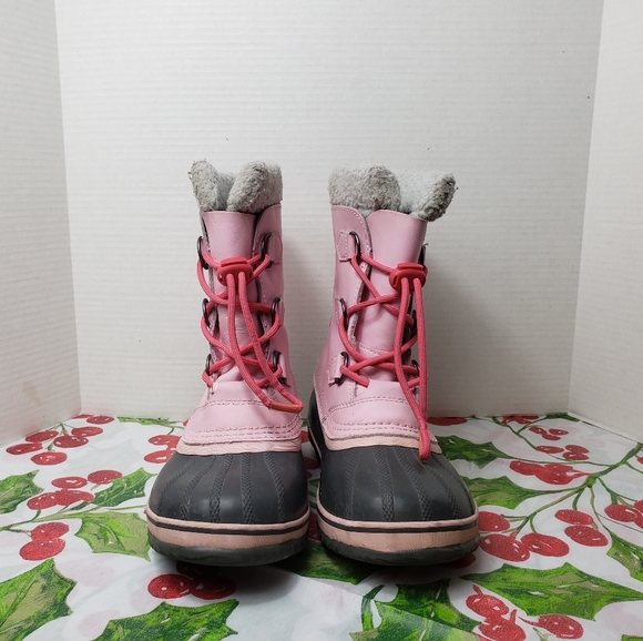 Sorel Women's Pink Snow Boots Size 5 - Picture 2 of 9